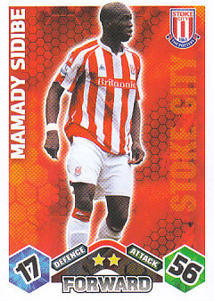 Mamady Sidibe Stoke City 2009/10 Topps Match Attax #EX43